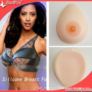 Crossdress Nude forma de peito de silicone artificial (DYSB-018)